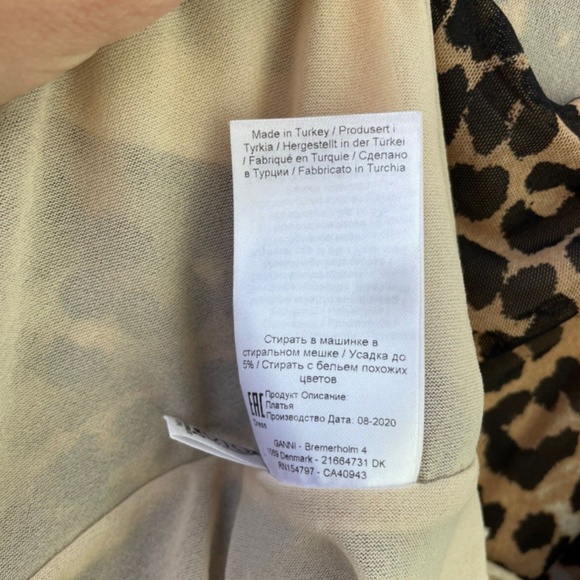 Ganni Leopard Print Dress - Picture 7 of 8